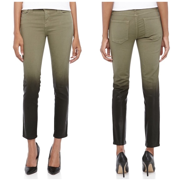 Current/Elliott Denim - Current Elliott The Stiletto in Ombré Dark Army